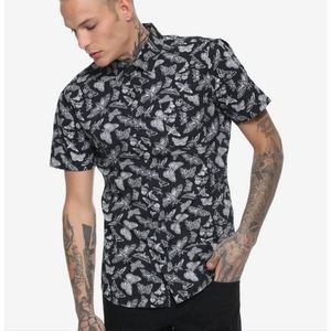 BlackCraft Death Moth Woven Button-Up